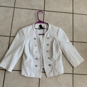 Petite white jacket